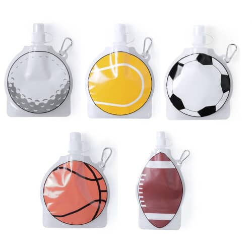 Drink bottle 480ml flexible PET in sports ball shapes