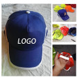 6-Panel Polyester Quick-dry Cap with Reflective Strip