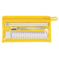 stationery set ruler, pencils, pen, sharpener and rubber