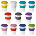 Coffee cup / mug   16oz/535ml Plastic Karma Kup Silicon Lid Reusable