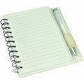 Note book spiral bound with pen 200 pages