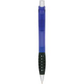 Pen plastic frosted barrel textured rubber grip  Apollo