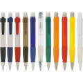 Plastic pen with translucent barrel Tri grip