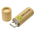 USB cylindrical shape made from Recycled paper (Factory direct MOQ)