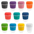 coffee cup / Mug 8oz/235ml Clear Plastic Karma Kup Plastic Flip Lid Reusable  Eco Friendly