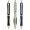 Pen METAL silver fittings rubber grip parker style refill Aspen