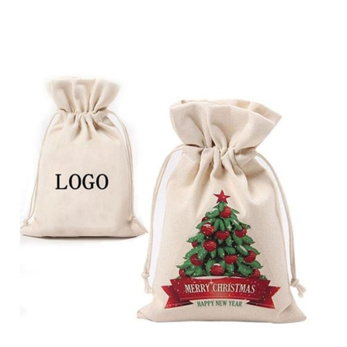 Cotton Gift Drawstring Bags Eco Friendly