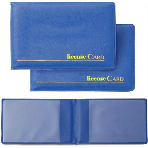 Card Holder with 2 Clear Sleeves Protector