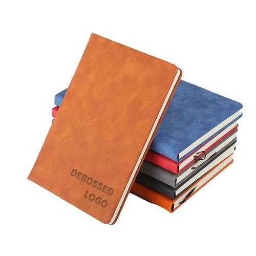 A5 Ruled Notebook Soft Faux Leather Cover