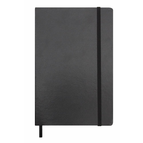 Notebook Large 190 x 265mm with elastic closure 192 Cream lined pages