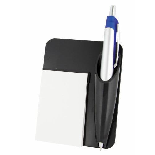 Car air vent note pad and pen holder