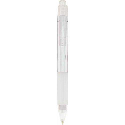 Plastic pen translucent barrel and frosted grip Vancouver